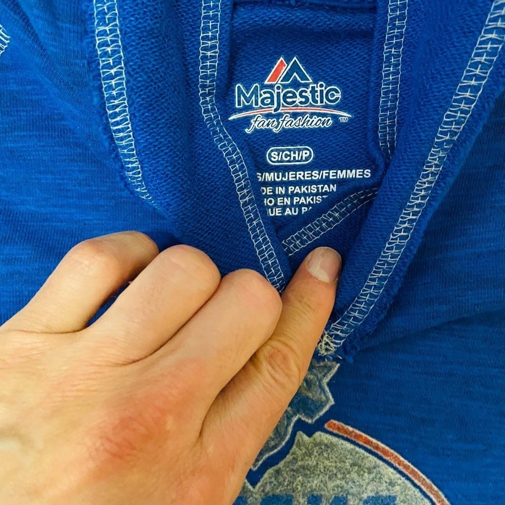 Vintage retro Knicks sweater fleece jacket - Picture 6 of 7